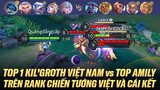 TOP 1 KIL'GROTH VIỆT NAM CẦM TRỪNG TRỊ ĐỐI ĐẦU CỤC XANH AMILY ĐƯỜNG TÀ THẦN VÀ CÁI KẾT