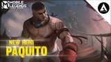 NEW HERO PAQUITO || NEW HERO FIGHTER MOBILE LEGENDS