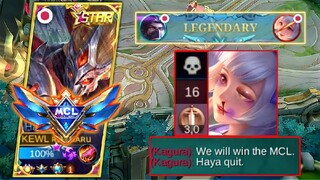 OVERWEENING KAGURA STOP BY HAYA'S BLADE IN MCL 😈