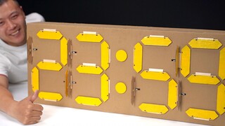 [DIY]I make a clock with paper box in two months