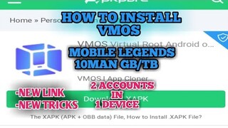 Vmos New Update Full Tutorial