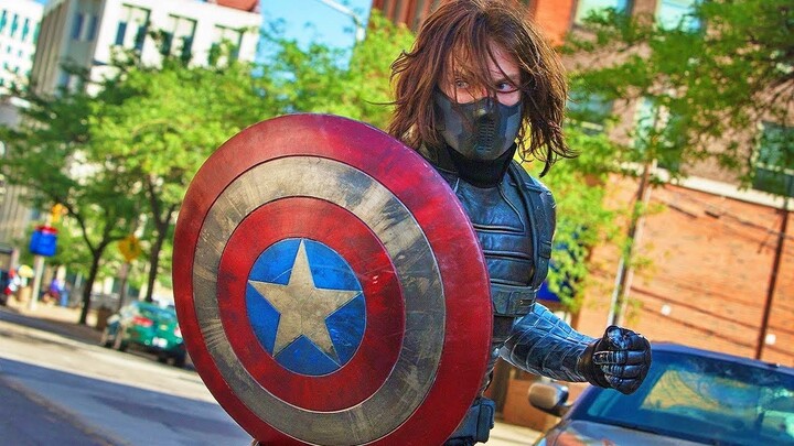 Captain America: The Winter Soldier - Captain America vs The Winter Soldier - Highway Fight Scene