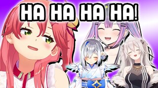 Contagious Laugh, They Laugh, You Laugh 【Hololive Clip】 Botan, Towa, Kanata, Miko