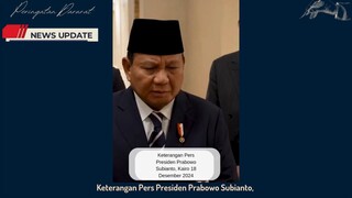 Keterangan Pers Presiden Prabowo