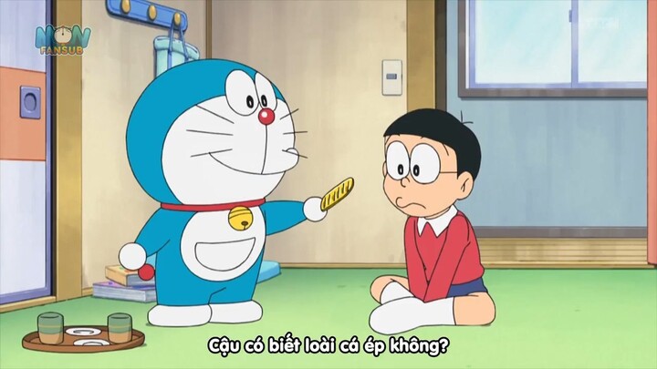Doraemon Tập 701- Mút lưng cá chép đeo bám & Công tắc độc tài