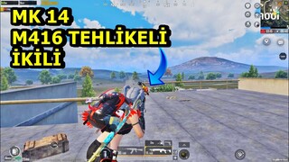 MK 14 M416  TEHLİKELİ İKİLİ ! ERANGEL & LİVİK SOLO SQUAD PUBG MOBİLE