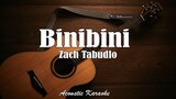 Binibini- Zach Tabudlo (Acoustic Karaoke)