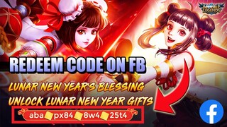 GET REDEEM CODE ON FACEBOOK FOR LUNAR NEW YEAR