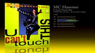 MC Hammer (1990) U Can't Touch This [12' Inch - 45 RPM - Maxi-Single]