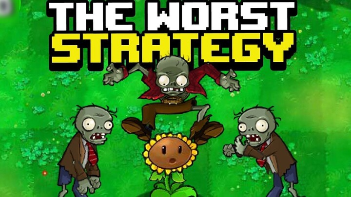 [Game Animator] Strategi terburuk di Plants vs. Zombies ~