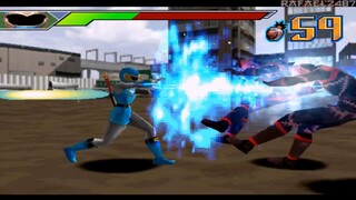 Ninpu Sentai Hurricaneger PS1 (Hurricane Blue) Survival Mode HD