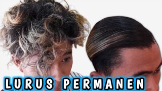 cara meluruskan rambut, permanen ❗❗❗