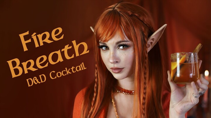 D&D Drinks: Cocktail of Fire Breath (with Fire Trick)