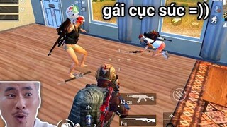 PUBG Mobile - Lần Đầu Giả Gái Gánh Team | Gặp Luôn Gái Hàng Real Và Cái Kết..