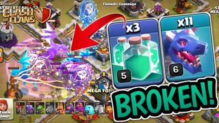 3 CLONE DRAGONS JUST BROKE CLASH OF CLANS | NEW TH11 MASS CLONE DRAGONS STRATEGY