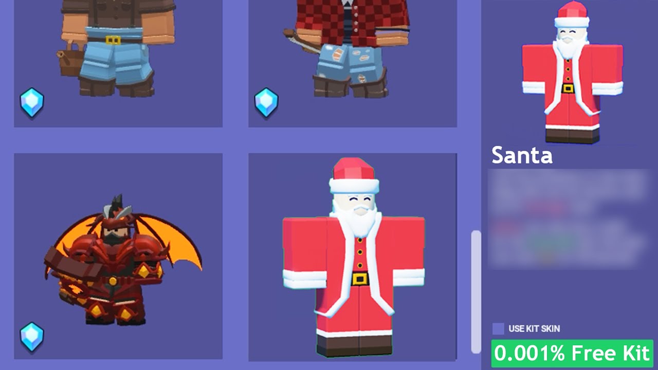 If Santa Was a Kit In Roblox Bedwars - Bilibili