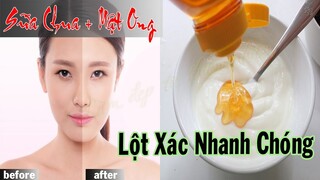 Quick Exfoliating with Yogurt and Honey |Lột Xác Nhanh Chóng  | Làm Đẹp Từ Thiên Nhiên #22