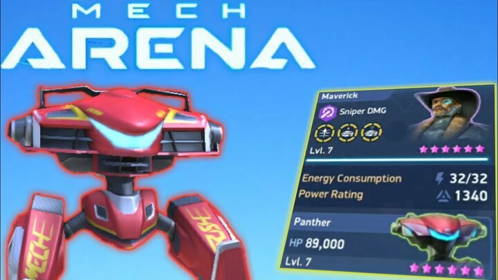 Panther Max Upgrade Level - Mech Arena Robot Showdown Indonesia