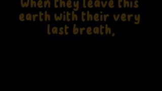 WE ARE BREATHING THE NAME OF GOD