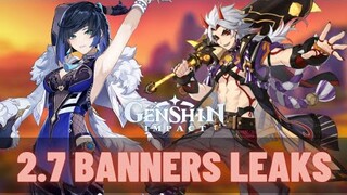 Genshin impact 2.7 Banners Leak