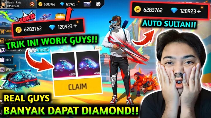 Tanpa Top Up‼️Cara Mendapatkan Diamond free fire gratis 2024!! AUTO SULTAN GUYS