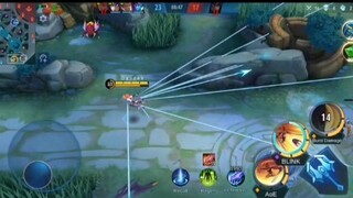 MOST AGGRESIVE FANYY FREESTYLE KILLS | -MobileLegends