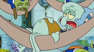 Siapa yang membuat perut Squidward membesar? ! !