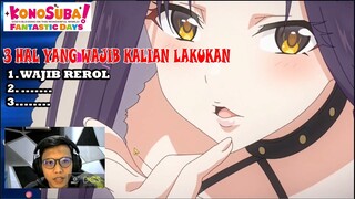 3 Hal Yang Wajib Di lakukan Players KonoSuba: Fantastic Days
