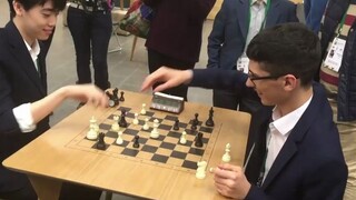 国际象棋闪电战 -- 两位均是世界上最顶级的闪电战选手 Andrew Tang vs. Alireza Firozuja