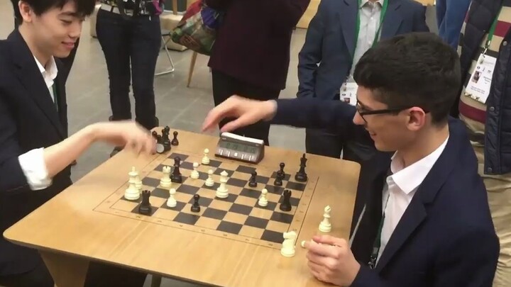 国际象棋闪电战 -- 两位均是世界上最顶级的闪电战选手 Andrew Tang vs. Alireza Firozuja