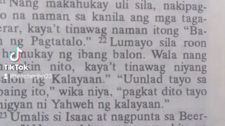 Pang Araw Araw na Talata.                                   Genesis 26:23-25