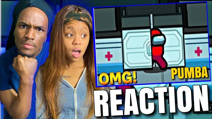 PUMBA | HACK OR GLITCH?! Among Us Funny Moments #38 | REACTION