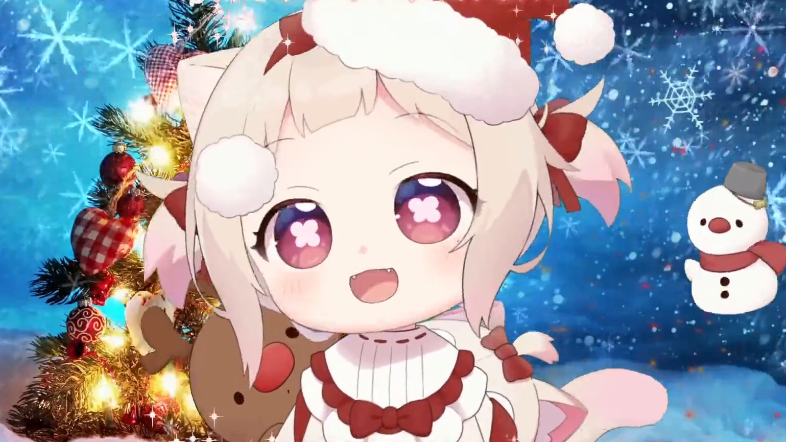 Witness the jolly good cheer of Anime Santa Claus as he spreads joy and happiness in this delightful image. This merry old man is sure to bring a smile to your face and lift your spirits.