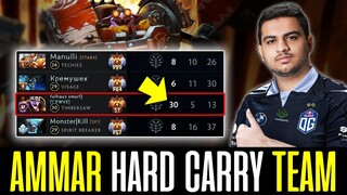 AMMAR Hard Carry his TEAMMATES - 30 KILLS TIMBERSAW Looks Like