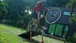 DIY Bike ramp using scrap metal & motorcycle parts, how to make it? WELDING PROJECTS
