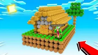 BUILDING A HOUSE OUT OF CIRCLE BLOCKS!