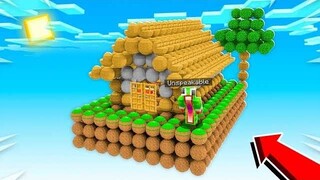 BUILDING A HOUSE OUT OF CIRCLE BLOCKS!