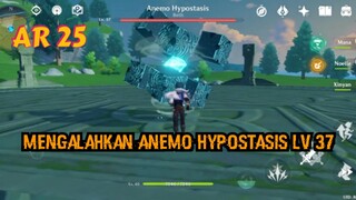 Gameplay Melawan Anemo Hypostasis Lv 37