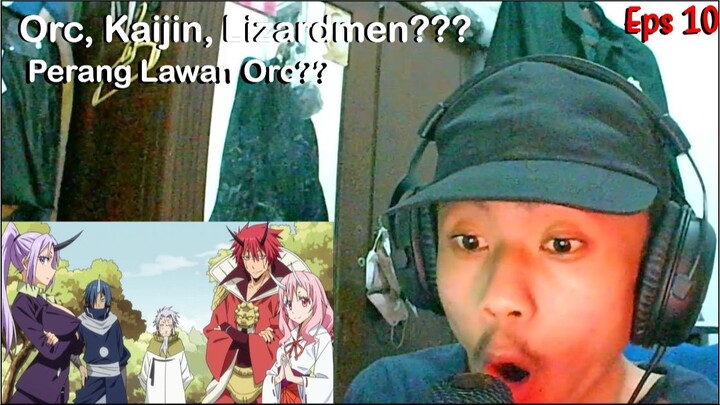 Musuh Terbesar Orc??? - Tensei Shitara Slime Datta Ken S1 Eps 10 (Anime Reaction Bahasa Indonesia)