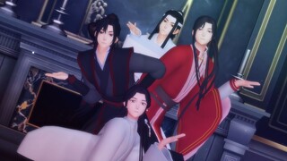 [Magic Way/Tiangua MMD] ใบหน้าโป๊กเกอร์ (Wangxian/Hua Lian)