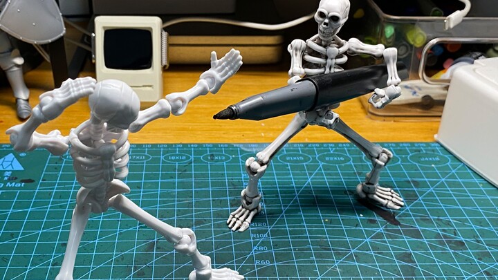 All you need is hands! Dummy13 skeleton assembly and super simple aging! You can really do it!