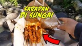 Experiment : Makan Sate Ayam Di Sungai | #BiyanSlam #Vlog