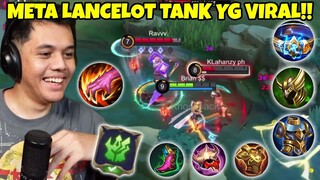 Nyobain Meta Lancelot Tank Yang Lagi Viral!! Asli Gak Mati-mati!! - Mobile Legends
