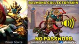Balmond God of Mountains Collector Skin Script - Full Sound & Full Effects - No Password | MLBB