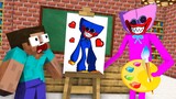 Monster School : BABY KISSY MISSY DRAWING CHALLENGE ALL EPISODE - Minecraft Animation