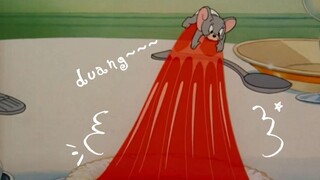 Phục hồi đa chiều! Viên thạch siêu to trong Tom and Jerry trông siêu dễ thương!