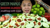 GREEN MANGO(BIYAKIN) WITH SPICY BAGOONG ALAMANG | COOKING & MUKBANG | MUKBANG PHILIPPINES