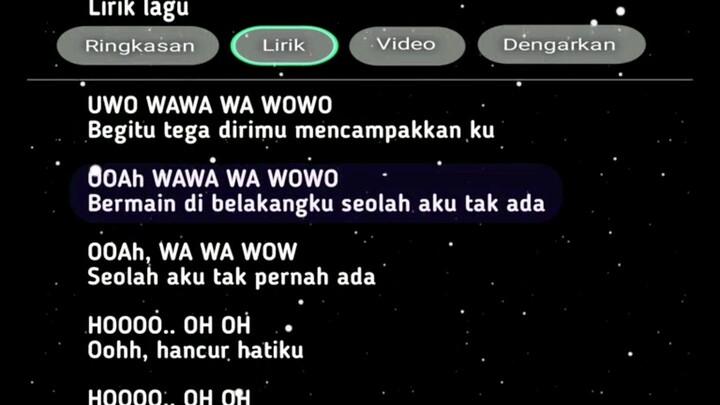 Sad banget dengerinnya 😭