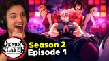 Sound Hashira Tengen Uzui | Demon Slayer Season 2 Episode 1 REACTION!!