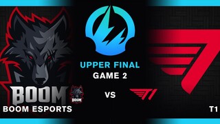 T1 vs BOOM Esports | Game 2 | Upper Final | DPC SEA Finals - Dota 2 2022